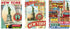Cavallini Mini Notebooks, New York, 4 x 5, 3 Mini Notebooks