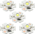 MECCANIXITY COB LED Light Chip Bead, 3W 280lm 6000-6500K, Energy Saving Bulb for Spotlight, 5 Pcs