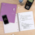 Five Star Spiral Notebooks + Study App, 4 Pack, 1 Subject, College Ruled Paper, 8-1/2" x 11", 100 Sheets, Purple, Pink,