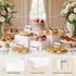 4 (7",7.8",8.3",10") Lifewit PCS Buffet Risers and Stands, Food Risers for Buffet Table, Catering Dessert Cake Holder