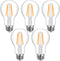 Lepro Vintage LED Bulbs, Dimmable Filament Bulb, 8W 800LM, 60W Equivalent, Classic Clear Glass, 2700K Warm White, A19