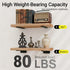 4 Pack 6" 4/6/8/10/12 inch Designtzj6-4 SKYSEN Floating Shelf Bracket, Shelves Brackets, Wood Shelving Brackets