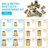 Trivd Frol 520pcs 6-32 8-32 10-24 1/4"-20 5/16"-18 3/8"-16 M3 M4 M5 M6 M8 M10 Rivet Nut Tool Kit, SAE & Metric Rivet