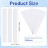 500 Pcs 6.3 x 0.79 In Chromatography Paper Strip, Experiments Filter Paper for Pigment Separation and Science Experiment,Laboratory Cleaning Paper for Chemistry,Classroom,School,University by Akamino