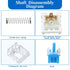SynHHergyx 45 3 PCS Mechanical Keyboard Switches Pin Blue Clicky Switches Dustproof Keyboard Clicker Keys Replacement