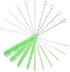 10" Tube Cleaning Brush Set, Green, 10 Pack Nylon Straw Brushes for Bottle, Straws, Pipe, Keyboard, Deep Cleaning