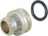 EZ-FLO 1/2 Inch IPS x 1-1/8 Inch Ball Joint Shower Arm Adapter,