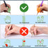 60 JustBlanks Pcs Pencil Grips for Kids Handwriting Pencil Holder for Kids Posture Correction Writing Training