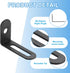 10 38mm 24mm (1.5"x0.9") 90 PATIKIL Pcs Metal L-Shape Brackets, x Degree l Bracket Corner Braces Cold Rolled Steel