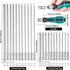 23pcs Set, Set (11x4" 11x8") T6-T40 S2 Torx Screwdriver Tamper Proof Torx Bit + With Bit Holder Ultra-Long Security