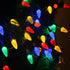 Huacenmy C6 50 8 Solar Christmas Lights Outdoor Strawberry String Lights, LED Christmas Fairy Lights LEDs Solar