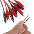 10 Groups 1M Alligator Clips, Insulated Test Leads with Double-Ended Jumper Wires for Electrical Testing
