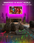 LED Lights for TV, 9.84ft RGB Strip Lights for 32-43 in TV, Bluetooth APP Remote Control Music Sync Light Strip