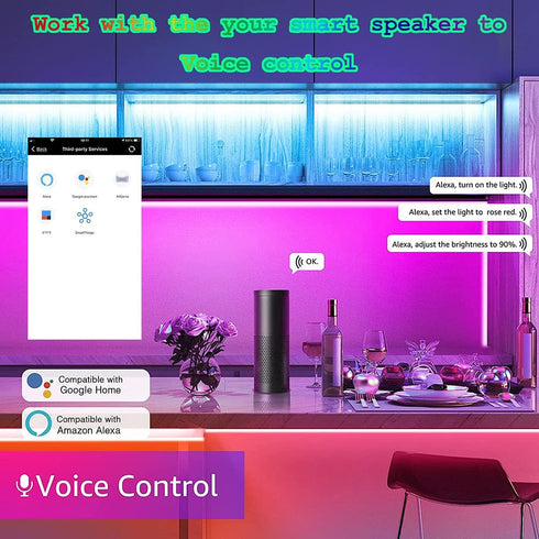 DARKPROOF WS2812B WS2811 SK6812 (1) LED Pixel Light WiFi Bluetooth IR Remote Combine Controller for Addressable RGBIC