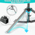 Crilealym Poles,46to 85In 4 (46-86in) IV IV Stand Floor with IV Bag Holder Stand Portable Telescopic Stabilizing Tripod