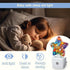 Colorful Stained Glass Dusk to Dawn Star Night Light,Abstract Smart Sensor Nightlight for Bedroom Kitchen Hallway