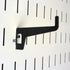 Wall Control Long Reach Hook Pack, 2-7/8in, Slotted Metal Pegboard Hooks, Black