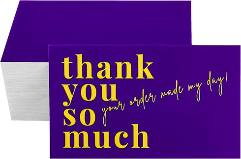 RXBC2011 Your order made my day Cards Thank you card 2x3.5 Inches