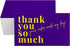 RXBC2011 Your order made my day Cards Thank you card 2x3.5 Inches