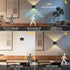 Deyagoo Dimmable 3000K 3 Closet, Rechargeable Motion Sensor Wall Light, Wireless Wall Sconce - Magnetic Base, Warm