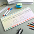 Dry Erase Number Line Board for Students 12 x 5 Inch with 2 Markers - Double Sided Math Manipulatives 0 to 100