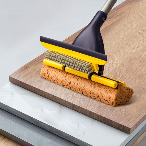 Commercial 2 Yocada Sponge Mop Replacement Refill Head Home Use Tile Floor Bathroom Garage Cleaning Easily Dry Wringing
