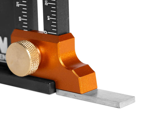 2-Inch Setup (ME522G) Wen Dual-Scale Tool and Height Gauge for Band Saws, Table Saws, Router Tables, and Woodworking