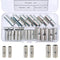 40 Pcs Non Insulated Butt Connectors Kit, AWG 4 6 8 Gauge Uninsulated Electrical Wire Crimp Ferrule Terminals