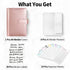 Sooez Budget Binder with Zipper Cash Envelopes & Expense Sheets for Budgeting and Saving Money, Money Organizer