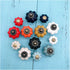 Nuojie Cabinet Hardware European Style Cabinet Knob Retro Kitchen Zinc Alloy Pumpkin Drawer