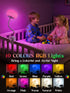 ReinHoo 10 10 Clip on Light, RGB Colors & Warm White Desk Lamp with Clamp, Brightness Reading Light, Night Lamp