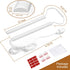 2pcs 12 Inch Dimmable, Counter 4000K LED Under Cabinet Lighting, x USB Plug-in Under Lights with Memory Function