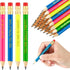 Tinlade 72 Pcs Inspirational Golf Pencils with Erasers, Bulk 4 Colors Quotes, Presharpened Mini Pencils for School