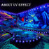 15FT 30 OMIKA LED Black Light Battery Operated, UV Black Christmas Lights String, Twinkle Fairy Lights with Remote