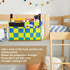 SyXIOP Buffalo Plaid Check Yellow Blue Green Gradient Bedside Storage Organizer Table Cabinet Storage Organizer