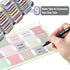 Bible Study Kit with Bible Journaling Supplies, Highlighters, Gel Pens, Bible Tabs, Tapes, Sticky Notes, Paper Clips,