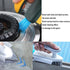 FEENM 4-in-1, Grout and Corner Scrubber Brush with Scraper Tool Stiff Bristles Crevice Floor Cleaner for Cleaning