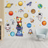 Marspark 42 Pcs Outer Space Bulletin Board Decoration Set, Solar System Astronaut Classroom Decor for School Chalkboard