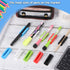 BOBOKA 20Pcs Silicone Pencil Holder & Marker Holder for Desk, Adhesive Pen Holder for Classroom, Teacher Supplies