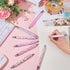 Ireer 8 Pcs Ballpoint Pens for Women, 1.00 mm Cute Black Ink Writing Pens for Journaling, Aesthetic Office Supplies