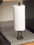 Rustic Brown Cast Iron Giraffe Paper Towel & Toilet Tissue Holder