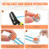 60Pcs Lever Nuts Wire Connectors, 2 3 5 Port Compact Splicing Electrical Wire Connector Assortment Kit for 28-12 AWG