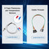 Weewooday 4 Sets Direct Current 3-5v Max6675 Thermocouple Module and K Type Temperature Sensor Set