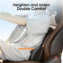Generic Memory Foam Car Headrest Pillow and Lumbar Support Cushion Ergonomic Driving Back Support Pillow for Car Seat