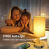 15.75''H 3-Way Dimmable 2 E26 Bulb Table Lamp Touch Control, Small Bedside Lamps with USB Ports & AC Outlet, Nightstand