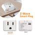Zwave Smart Light Dimmer Outlet, Z-Wave Plug-in Socket, Built-in Repeater, Requires Z Wave Hub, Works with SmartThings,