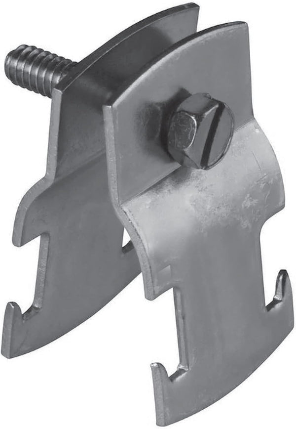 1.5-in Universal Pipe Clamp for Strut Channel Accessory, Silver by Newhouse Electric