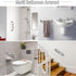 PAUANI 1/2 Rail(1PCS,30cm) Pcs Wall Mounted Grab Bar Rail - Anti-Slip Bathroom Shower Grab Bars Stainless Steel Safety