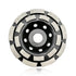 SHDIATOOL 4-1/2 Inch Double Row Diamond Grinding Cup Wheel for Concrete and Granite
