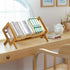 Desktop Bookshelf Bamboo Book Storage Organizer Large Magazine Holder Racks for Home